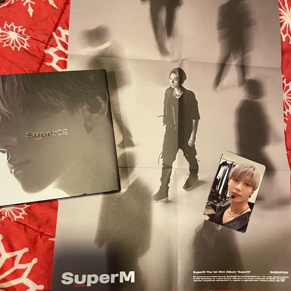 SUPER M BAEKHYUN ALBUM W/ PHOTOCARD